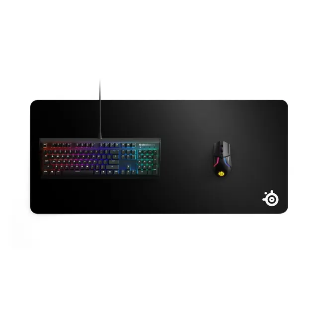 【Steelseries 賽睿】QcK電競滑鼠墊 Heavy XXL(專業/電競/鼠墊/900x400mm)