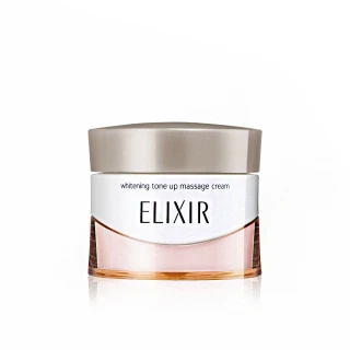 【ELIXIR 怡麗絲爾】淨白系列 彈力按摩霜(容易推抹/質地濃郁不黏膩)