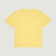 【Hang Ten】男裝-蚊蟲防護左胸印花短袖T恤(淺黃)