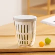【E.dot】便攜雙層保鮮杯/瀝水杯/沙拉杯(附叉具)