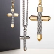 【CHARRIOL 夏利豪】Necklace Celtic Cross 十字架項鍊-大銀款 加雙重贈品 C6(08-101-1282-3)
