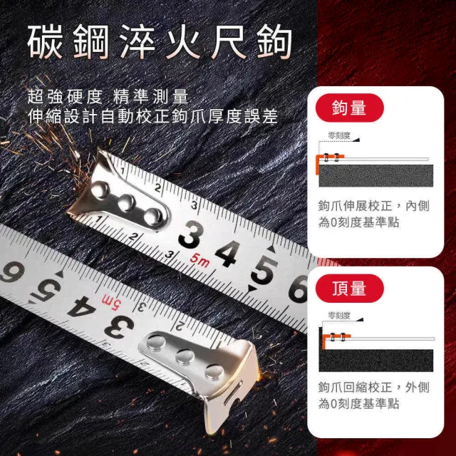 工具王】專業尺工程用捲尺測量拉尺卷尺米尺量尺測量尺木工尺630