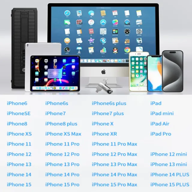 【梵想F383】256GB蘋果官方MFi認證 iPhone手機電腦兩用隨身碟 2022年11月蘋果最新版本APP 保固3年