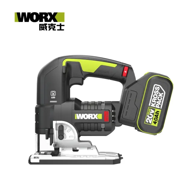 【WORX 威克士】20V 無刷鋰電曲線鋸(WU550.1)