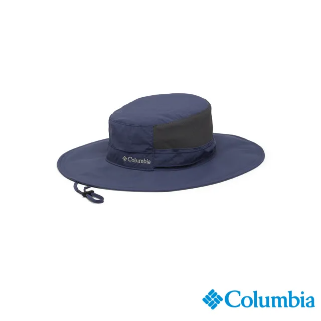 【Columbia 哥倫比亞 官方旗艦】中性-Coolhead™UPF50涼感快排遮陽帽-墨藍(UCU01330IB/IS)