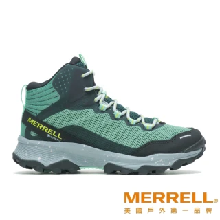 【MERRELL】Speed Strike mid GTX 防水中筒登山鞋 綠 女(ML067368)