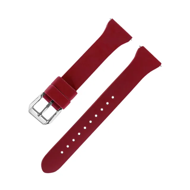 【Watchband】20.22mm / 各品牌通用 經典色系 快拆型 矽膠錶帶(粉/松綠/橄欖綠/白/黑/海軍藍/霧藍/紅/灰)