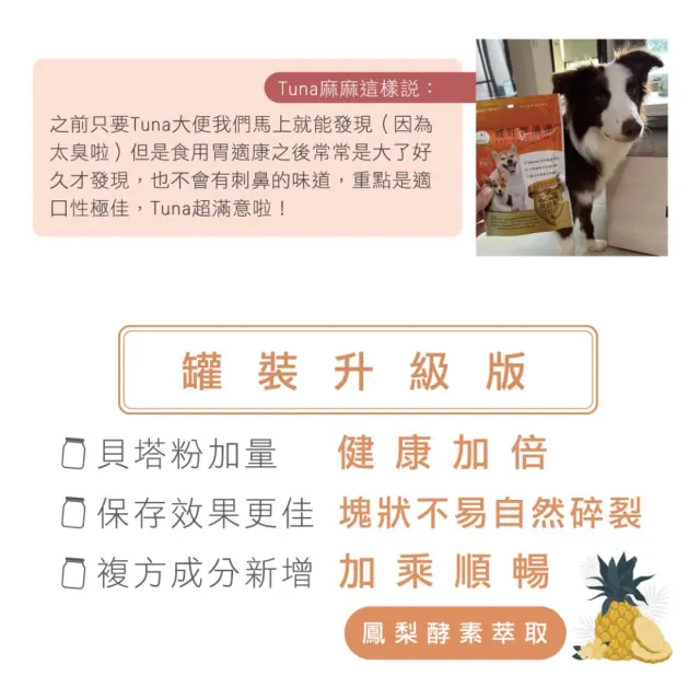 【WeWant 威旺】胃適康犬用保健品 30粒/罐 腸胃道消化配方(狗狗保健、狗狗腸胃消化、狗狗營養補給)