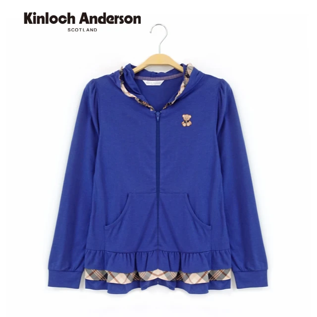 Kinloch Anderson 小熊荷葉連帽外套 金安德森女裝(KA0555604)