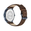 【Timberland】男款 WILLISTON系列 戶外潮流腕錶  皮帶-藍/深棕47mm(TDWGA2132001)