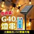 【Innatures】太陽能LED燈串 夾子款(太陽能LED燈串 裝飾燈 G40燈串 露營燈串)