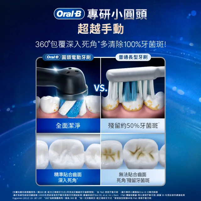 【德國百靈Oral-B-】iO TECH 微磁電動牙刷(黑)