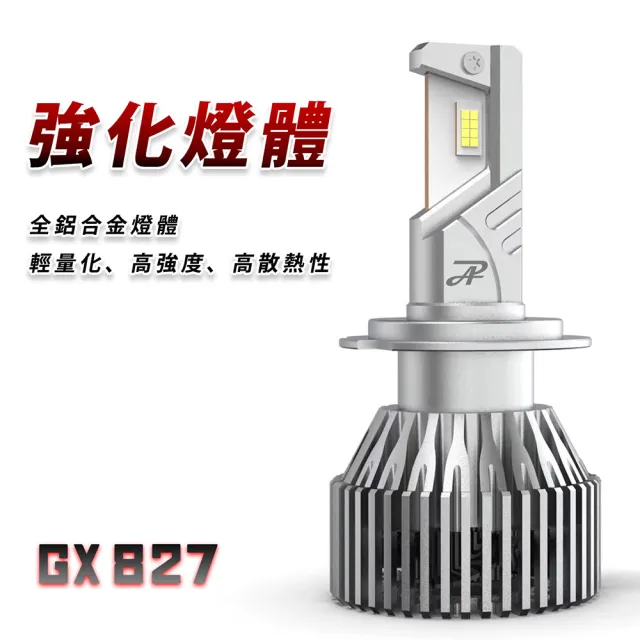 【PA LED】爆亮款 GX827 LED大燈燈泡 H1 H4 H7 H8 H9 H10 H11 9005 9006 9012 兩年保固(LED車燈)