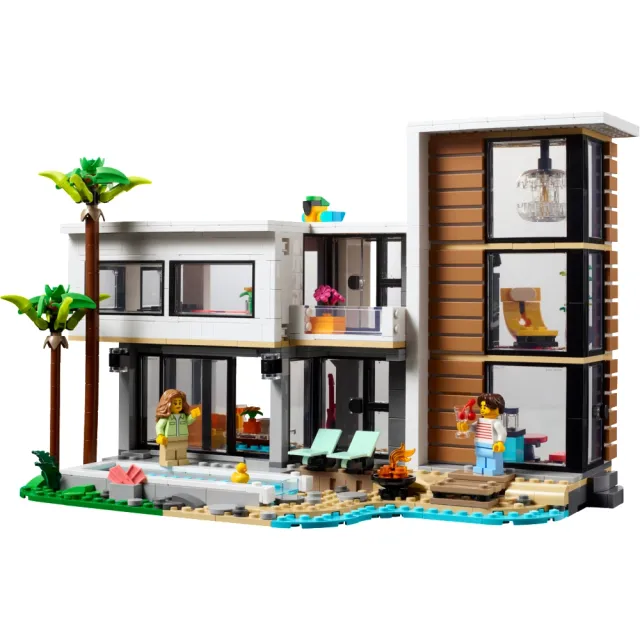 【LEGO 樂高】創意百變系列3合1 31153 現代住宅(DIY積木 建築模型 禮物 居家擺設)