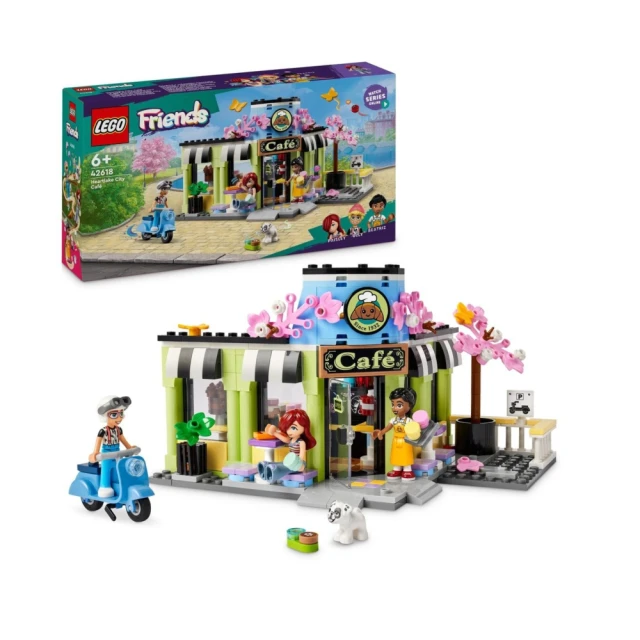 LEGO 樂高 Friends 42618 心湖城咖啡廳(家家酒 創意力遊戲 禮物 DIY積木)