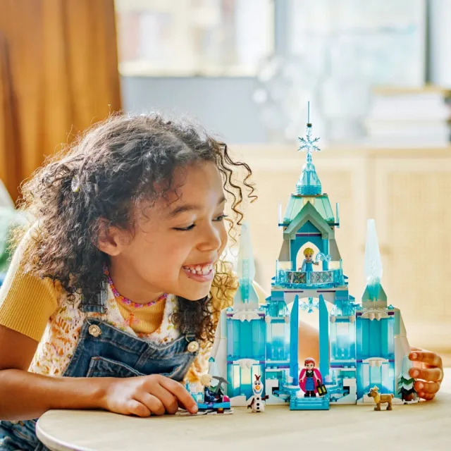 【LEGO 樂高】迪士尼公主系列 43244 艾莎的冰雪宮殿(Elsa’s Ice Palace 冰雪奇緣 禮物)