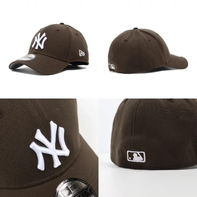 NEW ERA】棒球帽Earth Tones MLB 棕白3930帽型全封帽洛杉磯道奇LAD 老 