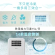 【DIKE】冰風機 多功能移動式瞬涼水冷氣(HLE700WT)