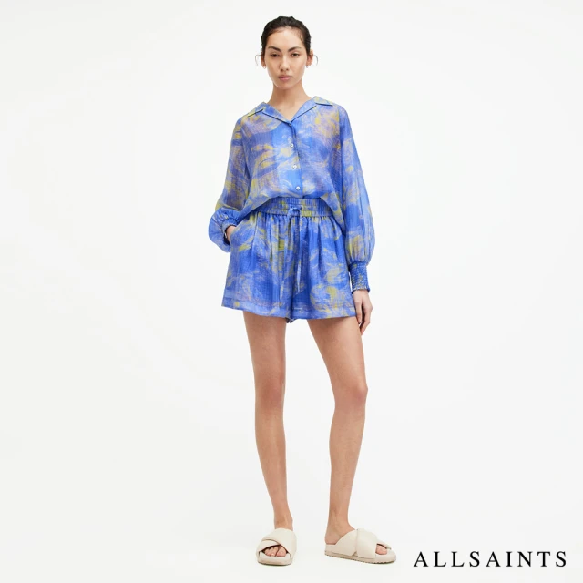 ALLSAINTSALLSAINTS ISLA INSPIRAL 寬鬆輕盈印花短褲 W011TA(直筒版型)