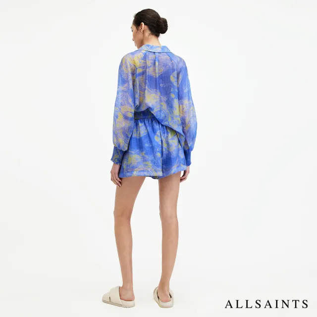 【ALLSAINTS】ISLA INSPIRAL 寬鬆輕盈印花短褲 W011TA(直筒版型)