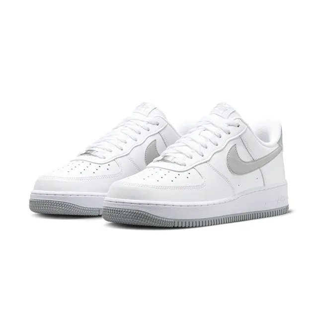 【NIKE 耐吉】Air Force 1 07 男鞋 白灰色 AF1 運動 休閒 穿搭 休閒鞋 FJ4146-100