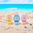 【CASIO 卡西歐】BABY-G 半透明 夏季時光 方形電子腕錶 禮物推薦 畢業禮物(BGD-565SJ-7)