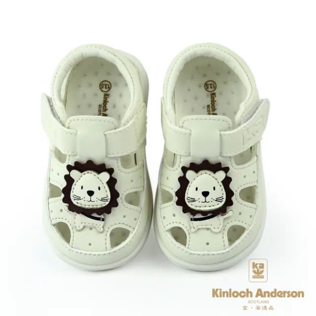 【金安德森】11.5-13.5cm 第一階段 軟底 輕量 小獅子 寶寶前包學步涼鞋(KA童鞋 CK0643)