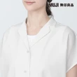 【MUJI 無印良品】女透氣彈性泡泡紗開領短袖襯衫(共3色)