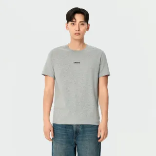 【LEVIS 官方旗艦】男女同款 前後LOGO短袖Tee / 190G舒適面料 熱賣單品 000S5-0001