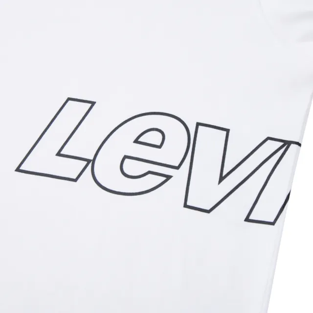 【LEVIS 官方旗艦】男女同款 側身LOGO短袖Tee / 190G舒適面料 熱賣單品 000S3-0001