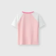 【GAP】女幼童裝 Logo純棉小熊印花圓領短袖T恤-粉色(467758)