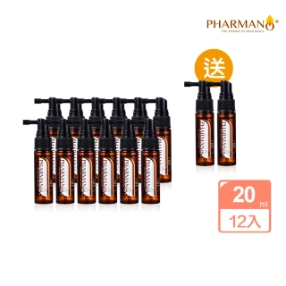 【PHARMANO 髮蔓濃】180天育髮Plus(氧髮活齡素/養髮液20mlx12入 加碼送氧髮活齡素/養髮液20mlx2入)