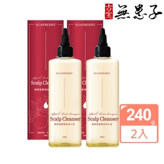 【古寶無患子】買1送1 蘋果髮醋頭皮淨化液240g(頭皮清潔/去除頭臭)