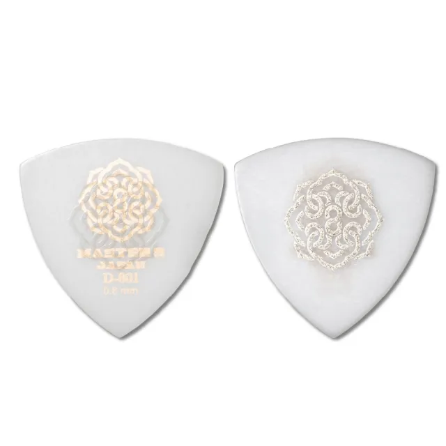 【Master8】D801S-TR三角型磨砂防滑6片裝-吉他匹克PICK - 日本製(超級防滑)