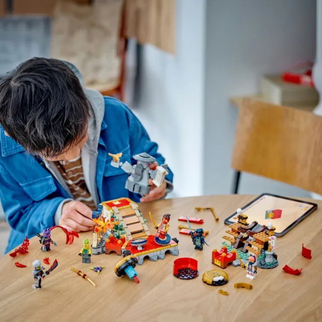 【LEGO 樂高】旋風忍者系列 71818 大賽競技場(忍者玩具 建築積木 擺飾 禮物)
