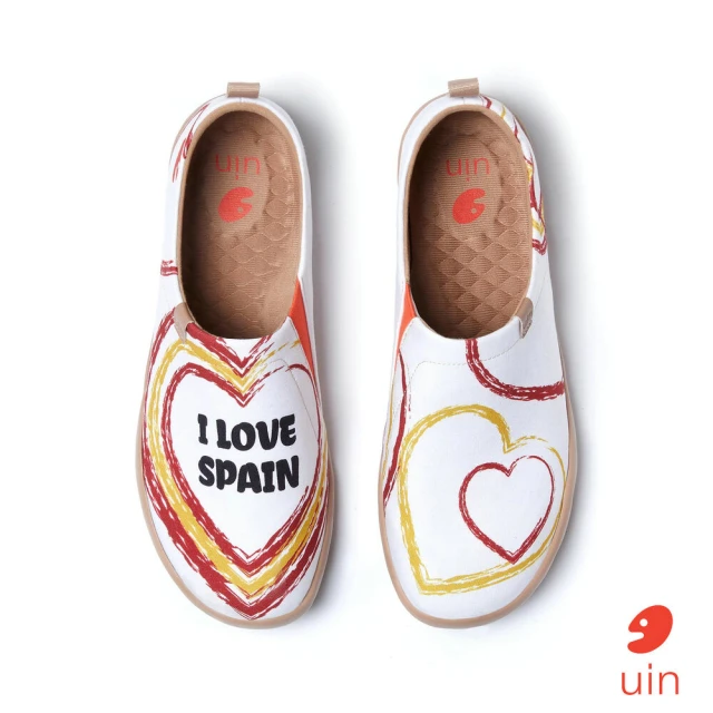 uin 西班牙原創設計 女鞋 耀斑之光彩繪休閒鞋W10114