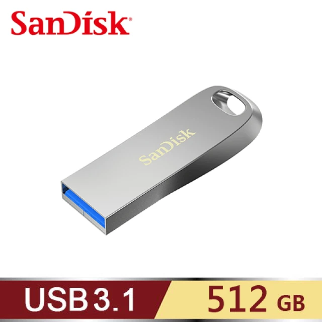 SanDisk 晟碟 CZ74 Ultra Luxe USB 3.1 隨身碟 512GB