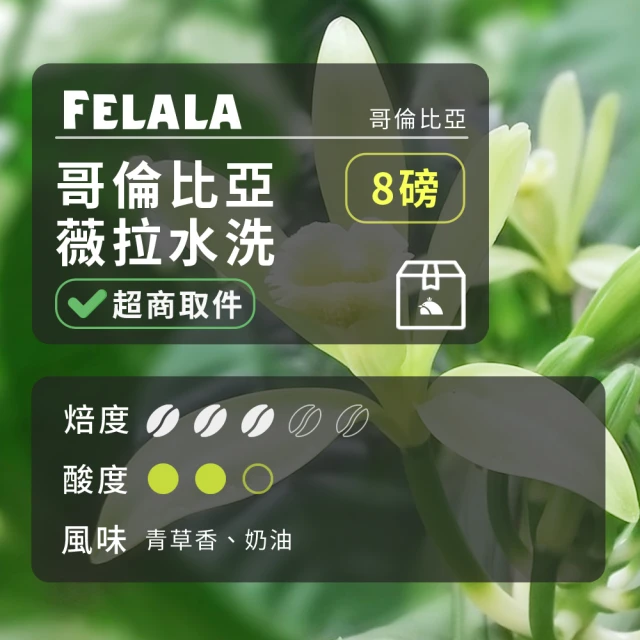 Felala 費拉拉 中烘焙 哥倫比亞 薇拉水洗 咖啡豆 8