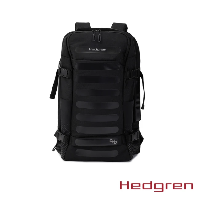 Hedgren COMBY SS系列 RFID防盜 L Size 15.6吋 附雨套 旅行後背包(黑色)