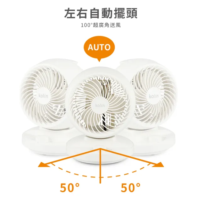 【Kolin 歌林】8吋空氣循環扇/電風扇/桌扇(KFC-SD2380)