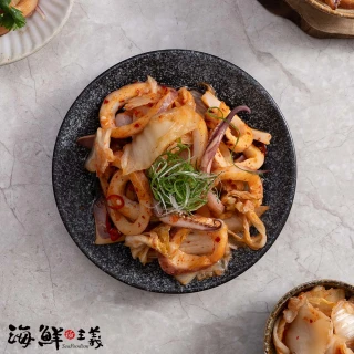 【海鮮主義】鮮美夠味韓式泡菜魷魚5包組(200G/包)