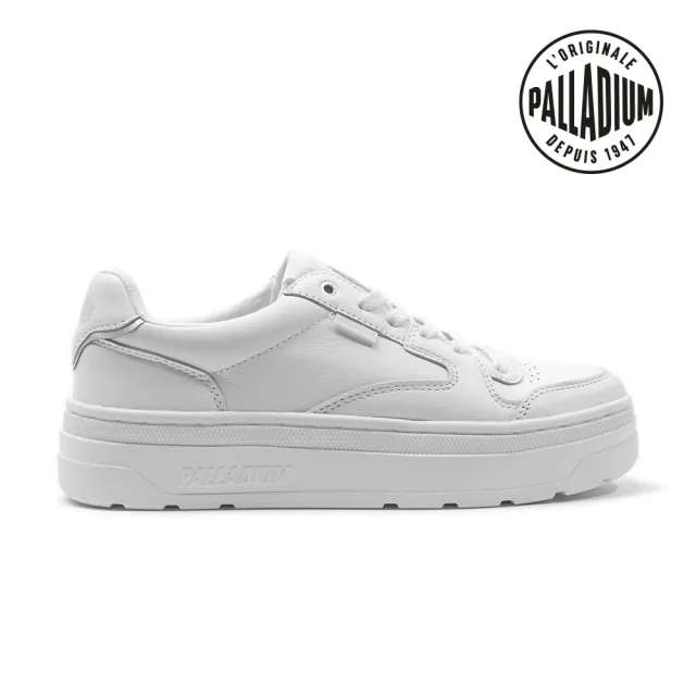 【Palladium】PALLASPHALT LO LTH低筒皮革潮流球鞋/厚底鞋/休閒鞋-女鞋-白(99135-116)