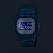 【CASIO 卡西歐】BABY-G 夏季透明方形女錶電子錶(BGD-565SJ-2)
