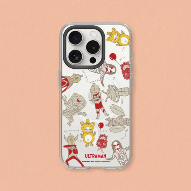 【RHINOSHIELD 犀牛盾】iPhone 12系列 Clear MagSafe兼容 磁吸透明手機殼/超能出擊(超人力霸王)