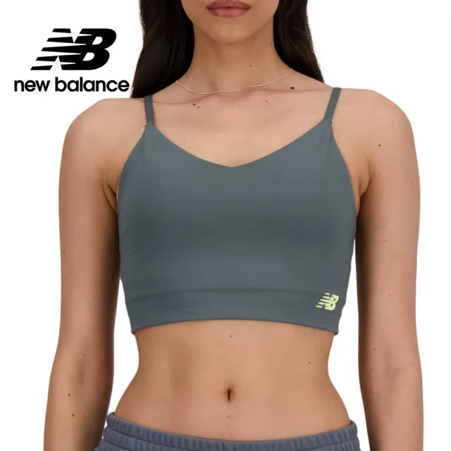 【NEW BALANCE】NB 可調式肩帶運動內衣BRA TOP_女性_深灰色_WB41030GT(美版 版型偏大)