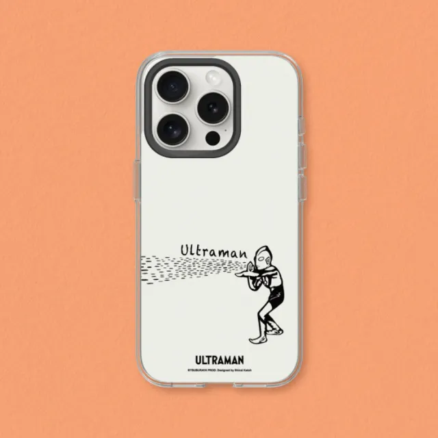 【RHINOSHIELD 犀牛盾】iPhone 14系列 Clear MagSafe兼容磁吸透明手機殼/經典超人斯派修姆光線(超人力霸王)