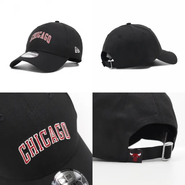 NEW ERA】棒球帽OTC Wordmark NBA 黑紅940帽型可調帽圍芝加哥公牛CHI 