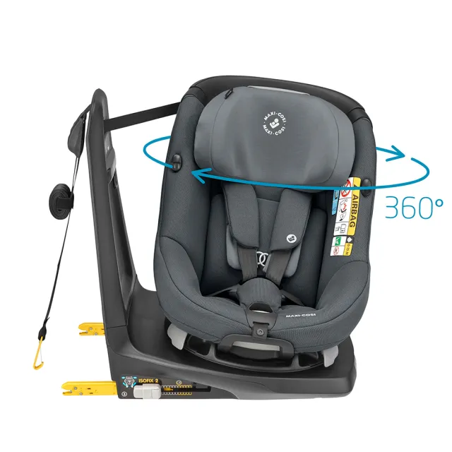 【MAXI-COSI 官方總代理】AxissFix 360度旋轉型汽座(isofix 安全座椅 嬰兒汽座 4個月-4歲)