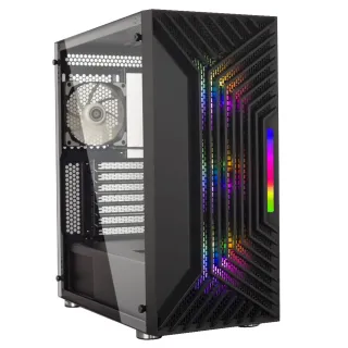 【NVIDIA】R5六核GeForce RTX 4070 Win11{冰風暴ZL27CW}電競電腦(R5-7500F/技嘉A620/32G/1TB)