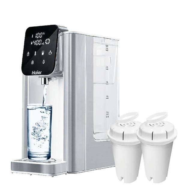 【Haier 海爾】匠心版-小海豚-免安裝2.5L瞬熱式淨水器WD251A(+專用濾心2入)